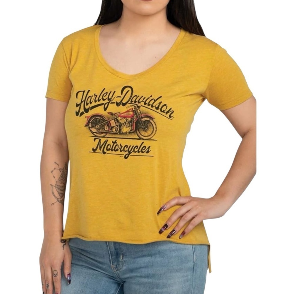 Harley-Davidson Mustard Motorcycle Tee